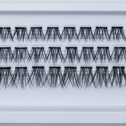 ULP G cluster lashes in rows on a tray